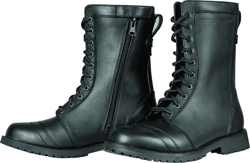 Speed and Strength — Speed and Strength Fast Times Leather Boots Black Womens Size - 6 - view 1