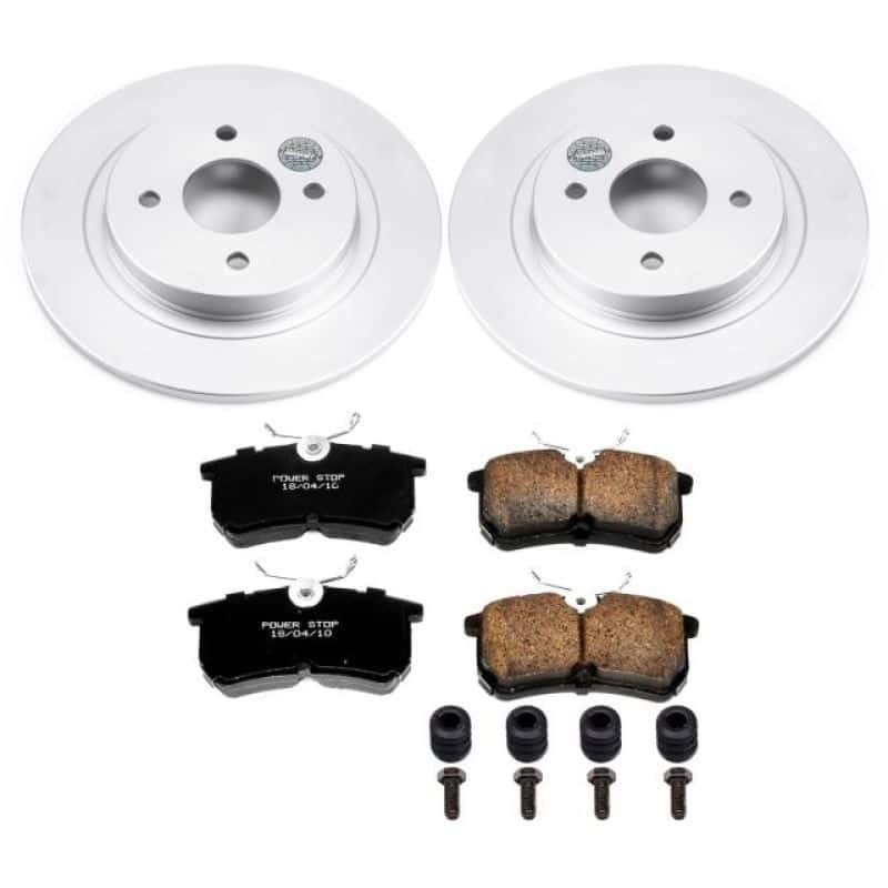 PowerStop — Power Stop 02-04 Ford Focus Rear Z17 Evolution Geomet Coated Brake Kit - view 1