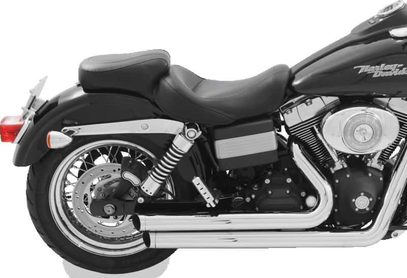 Mustang Motorcycle — Mustang 06-17 Harley Dyna Standard Touring 1PC Seat - Black - view 1