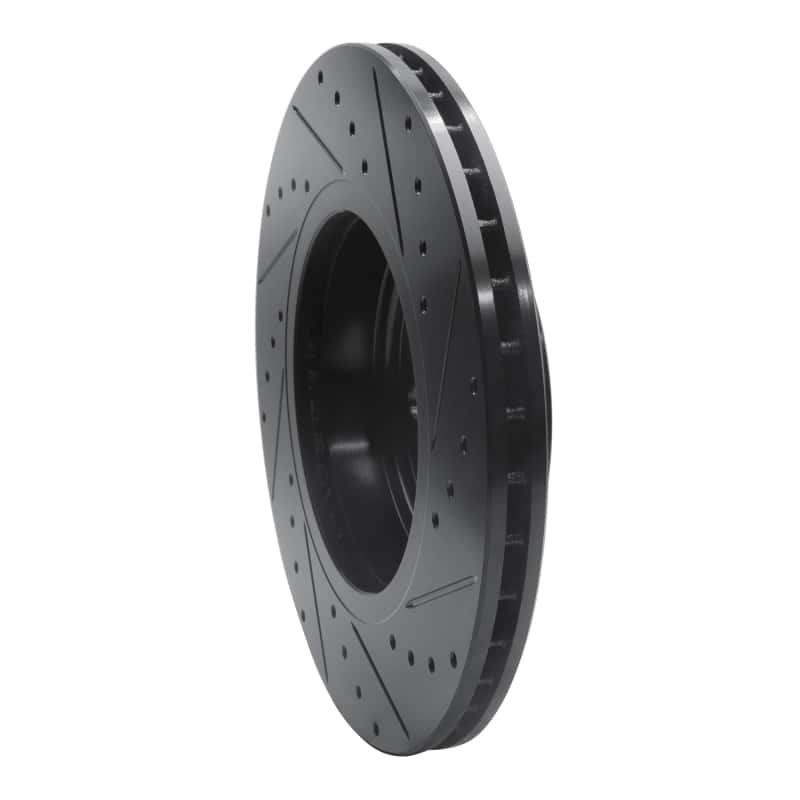 R1 Concepts — R1 04-10 BMW X3 Front Left Drilled & Slotted Black Brake Rotor
R1 Brake Rotor Drill - view 4