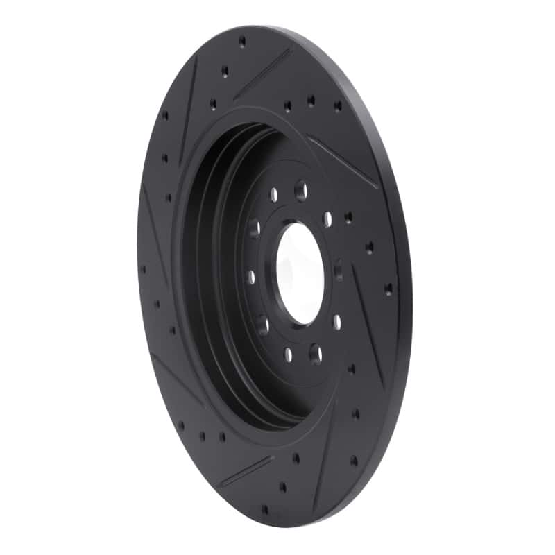 R1 Concepts — R1 05-19 Ford Freestyle Rear Right Drilled & Slotted Black Brake Rotor
R1 Brake Rotor Drill - view 4