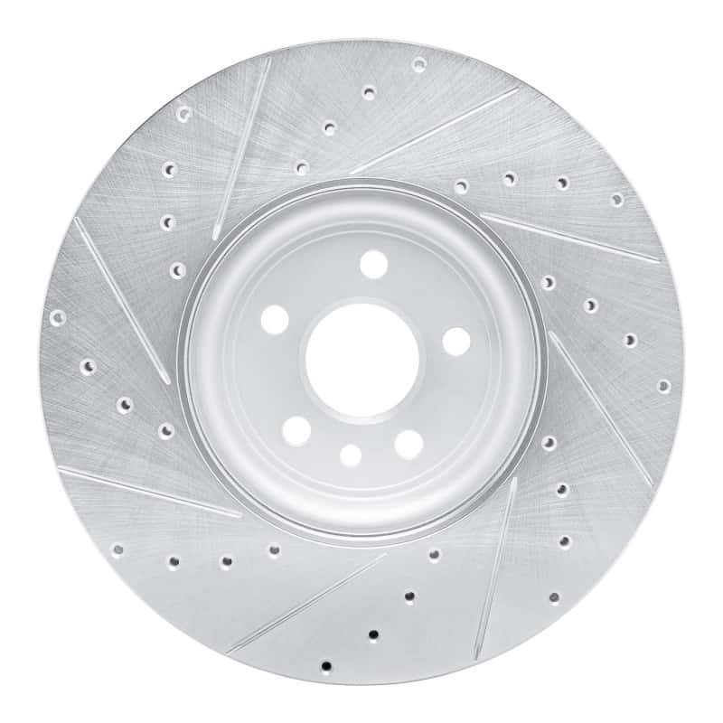 R1 Concepts — R1 17-20 Jaguar F-Pace Front Right Drilled & Slotted Silver Brake Rotor
R1 Brake Rotor Drill - view 5