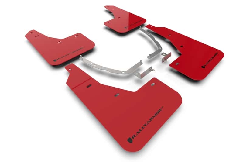 Rally Armor — Rally Armor 22-24 Hyundai Ioniq 5 Red Mud Flap w/Black Logo
Mud Flap - view 1