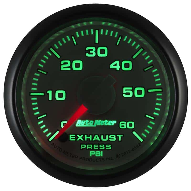 AutoMeter — AutoMeter Gauge Exhaust Press. 2-1/16in. 60PSI Stepper Motor Ram Gen 3 Factory Match
2-1/16" EXHAUST PRES - view 5