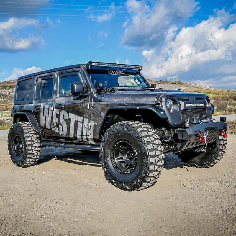 Westin — Westin 18-22 Jeep Wrangler JLU 4dr Platinum 4 Oval Nerf Step Bars - Tex. Blk
Nerf/Step Bar - view 6