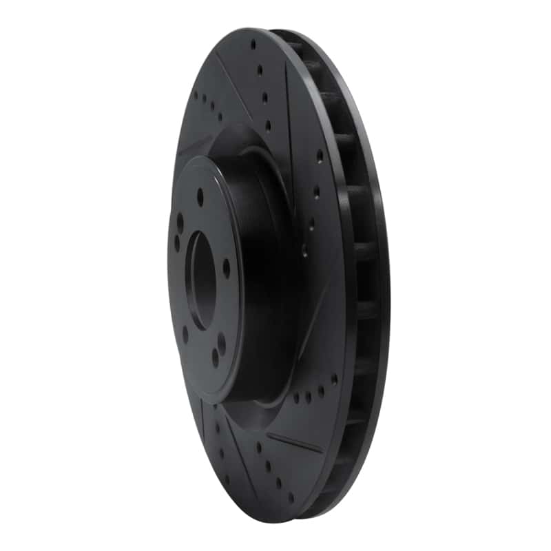 R1 Concepts — R1 10-16 Hyundai Genesis Coupe Front Right Drilled & Slotted Black Brake Rotor
R1 Brake Rotor Drill - view 2
