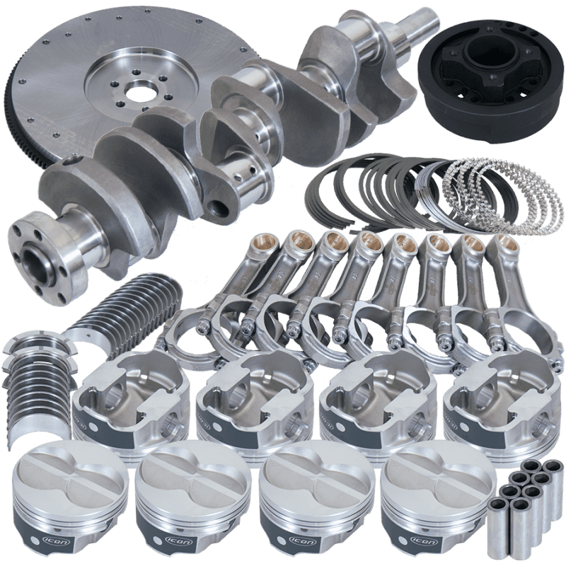 Eagle — Eagle Ford 302 3.400in Crank 5.400in I-Beam Rods 4.000in Pistons 164 Tooth FW Balanced Assembly
Bal Str & Strip Assy - view 1