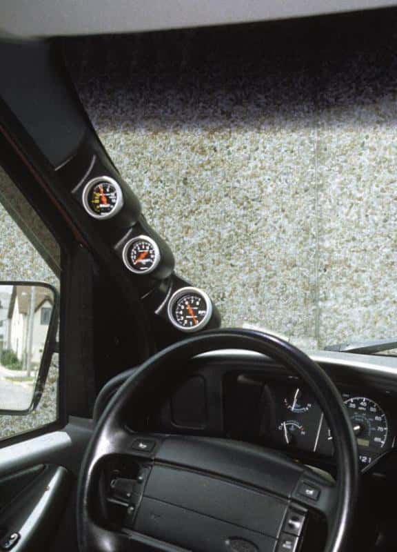 AutoMeter — Autometer 92-02 Ford Van 52mm Black Triple Pillar
2-1/16" TRIPLE PILLA - view 1