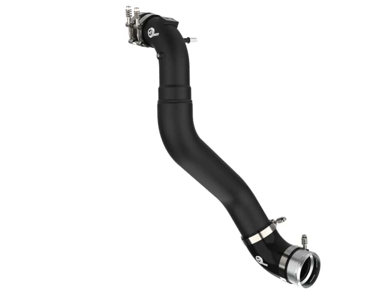 aFe — aFe BladeRunner 21-22 Ford F-150 Ecoboost V6-3.5L(tt) Aluminum Hot and Cold Charge Pipe Kit Black
Charge Pipe Kit - view 4