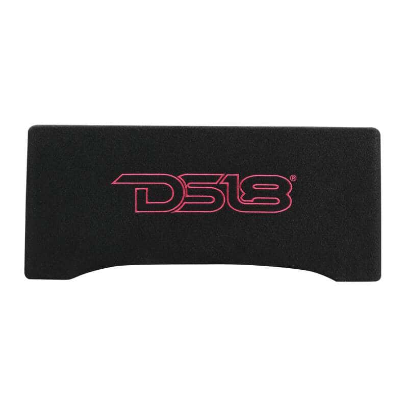 DS18 — DS18 Single 10in Shallow Subwoofer and Enclosure 600 Watts RMS Downfiring Sealed Black Carpet - view 3