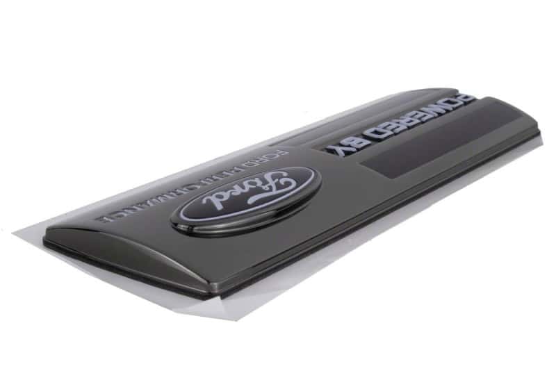 Ford Racing — Ford Racing Powered by Ford Performance Fender Badge - Black - view 6