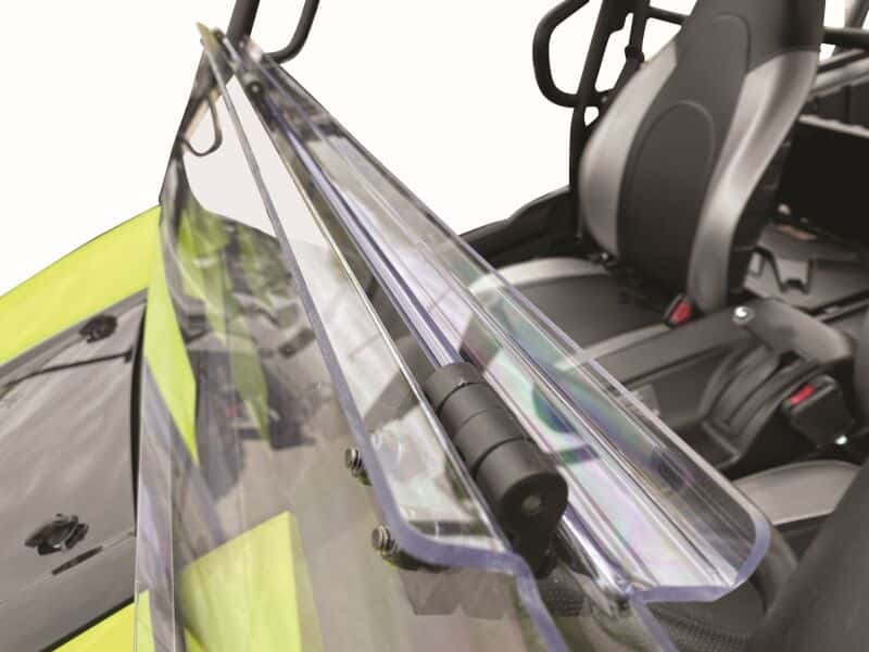 QuadBoss — QuadBoss 16-22 Kawasaki KRF800 Teryx Windbreak Folding Windshield - view 4