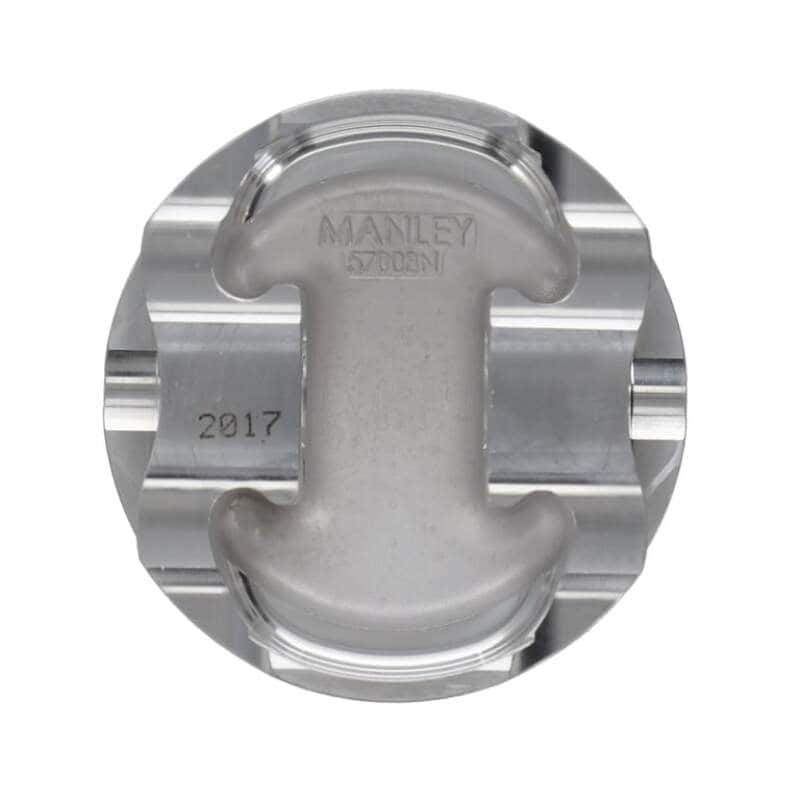 Manley Performance — Manley 03-07 Nissan 350Z/Maxima 81.4mm Stroker 96.00mm +.5mm Bore 8.5:1 Dish Piston Set w/ Rings
Piston Set - view 8