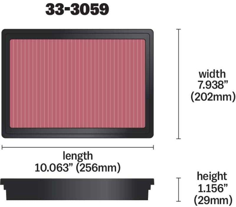 K&N Engineering — K&N 15-17 Nissan NP300 L4-2.3L DSL Drop In Air Filter
Replacement Air Filt
Air Filter - view 8