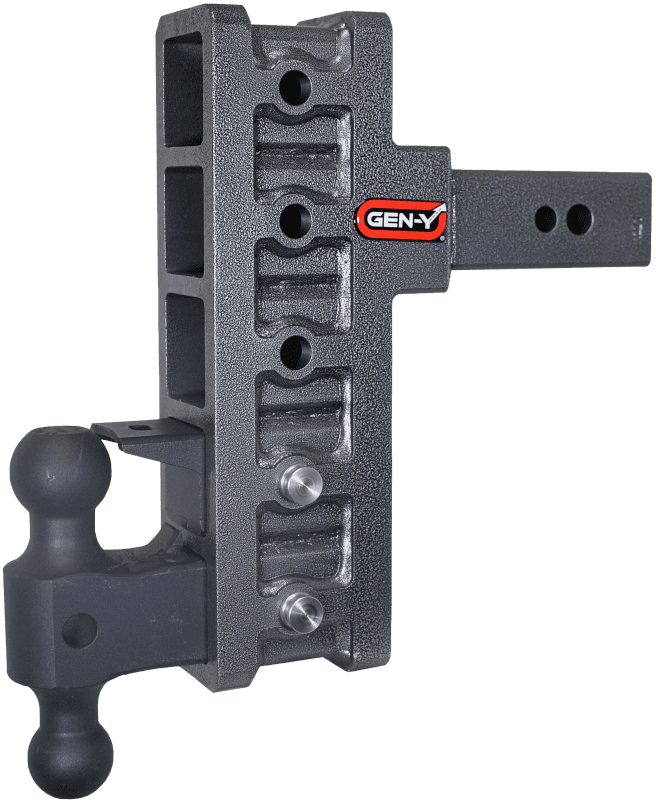 GEN-Y Hitch — Gen-Y Mega Duty 2.5in Shank 9in Offset Drop 32K Hitch w/GH-0161 Dual-Ball/GH-0162 Pintle Lock
Drop Hitch - view 2