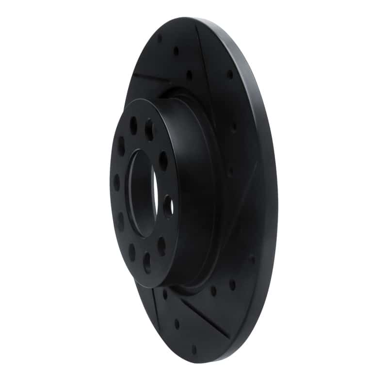 R1 Concepts — R1 15-25 Alfa Romeo Tonale Rear Right Drilled & Slotted Black Brake Rotor
R1 Brake Rotor Drill - view 2
