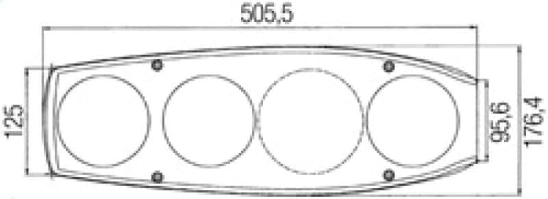 Hella — Hella Lamp Srbblzr Smlr Rh Mg12 2Vp (MOQ 10)
Tail Lamp Assy - view 5