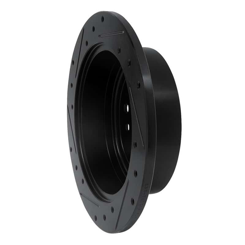 R1 Concepts — R1 04-10 Toyota SIENNA Rear Right Drilled & Slotted Black Brake Rotor
R1 Brake Rotor Drill - view 4