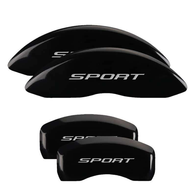 MGP — MGP 4 Caliper Covers Engraved Front & Rear No Bolts/Sport 2015 Black finish silver ch
Caliper Covers - view 1
