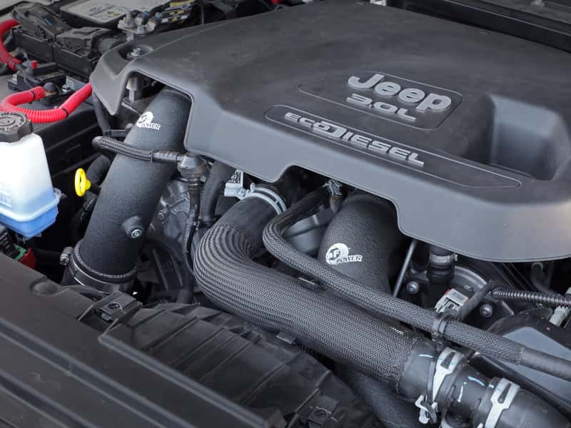 aFe — aFe BladeRunner Black 3in Intercooler Hot & Cold Side Pipe Kit 20-21 Jeep Wrangler V6-3.0L (td)
Charge Pipe Kit - view 8