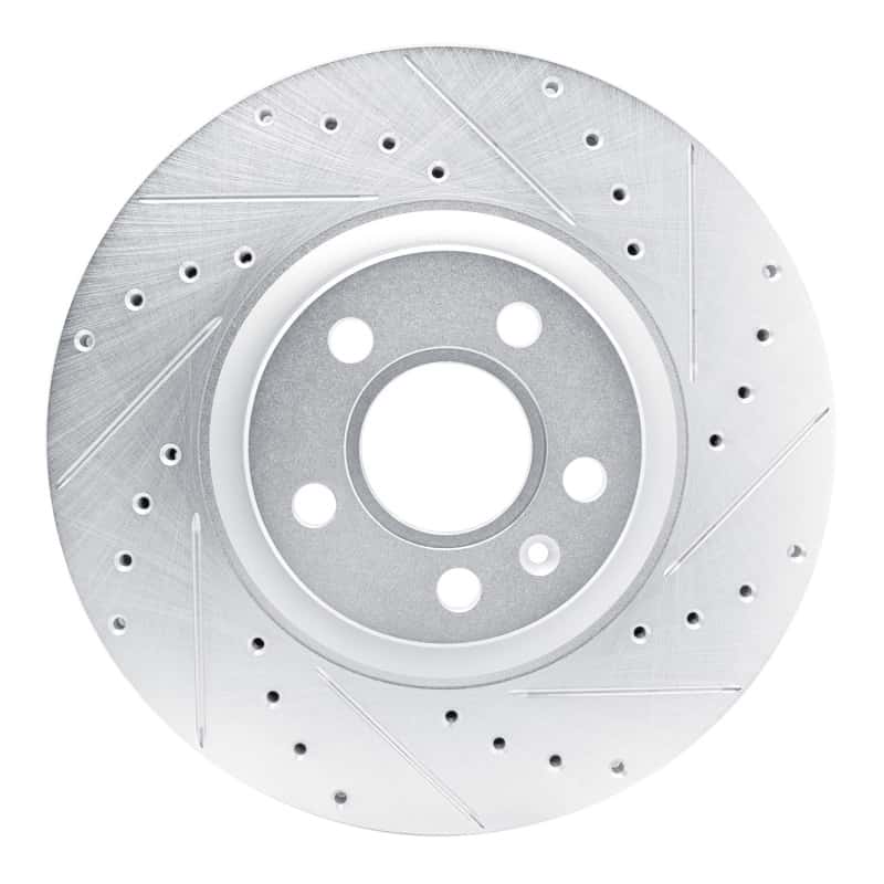 R1 Concepts — R1 17-25 Volvo S90 Front Right Drilled & Slotted Silver Brake Rotor
R1 Brake Rotor Drill - view 1