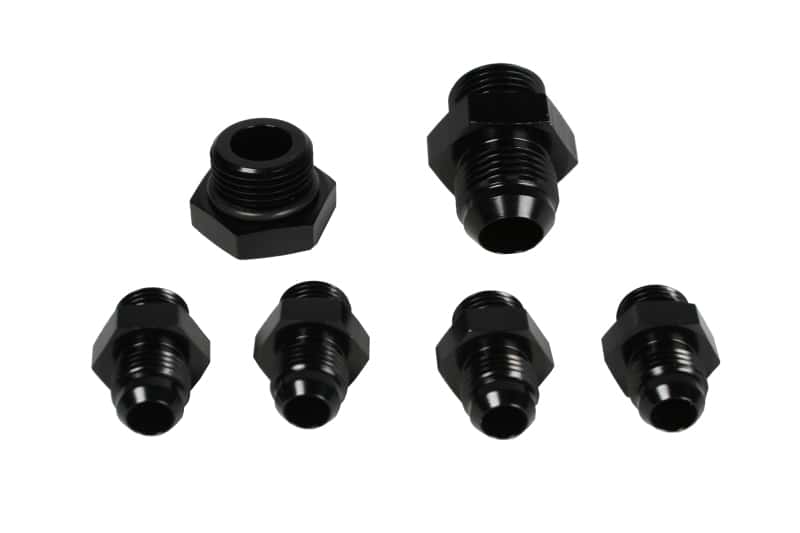 Aeromotive — Aeromotive A4 Regulator Fitting Kit (for two (2) carbs) (4) AN-06/(1) AN-10/(1) AN-10 Plug)
Fitting - view 1
