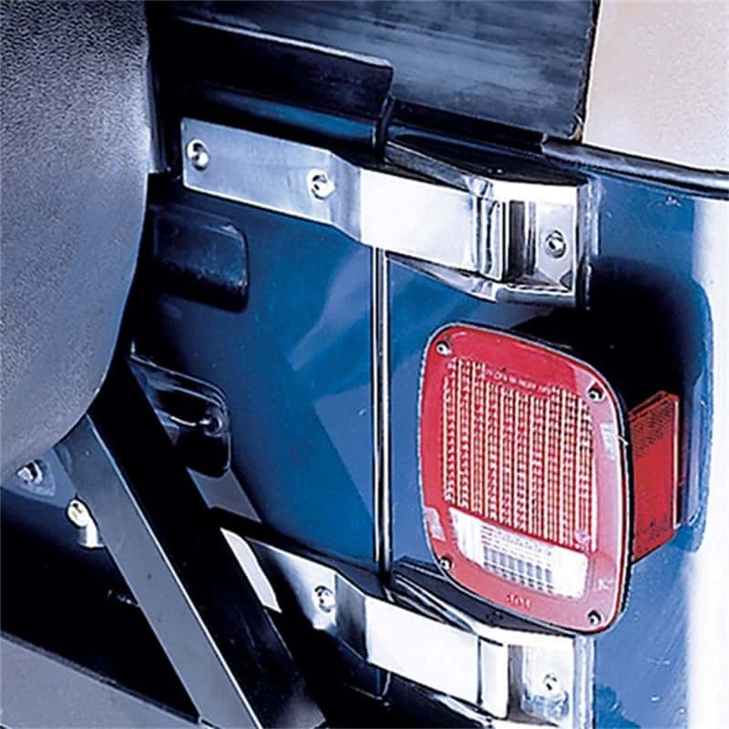 Rugged Ridge — Rugged Ridge 87-95 Jeep Wrangler YJ Stainless Steel Tailgate Hinges
OFFROAD_EXTERIOR - view 3