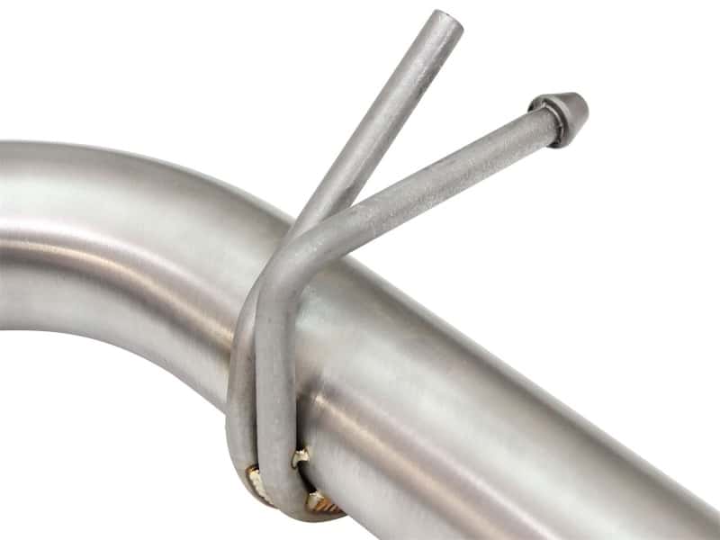 aFe — aFe Takeda 11-16 Scion TC 2.5L 2 1/4-2 1/2in Stainless Steel Axle-Back Exhaust w/Black Tip
Axle-Back Exhaust - view 4