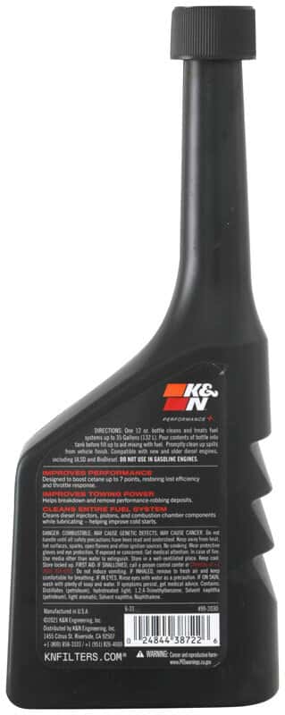 K&N Engineering — K&N Diesel Cetane Booster - 12oz
Diesel Power Boost, - view 3