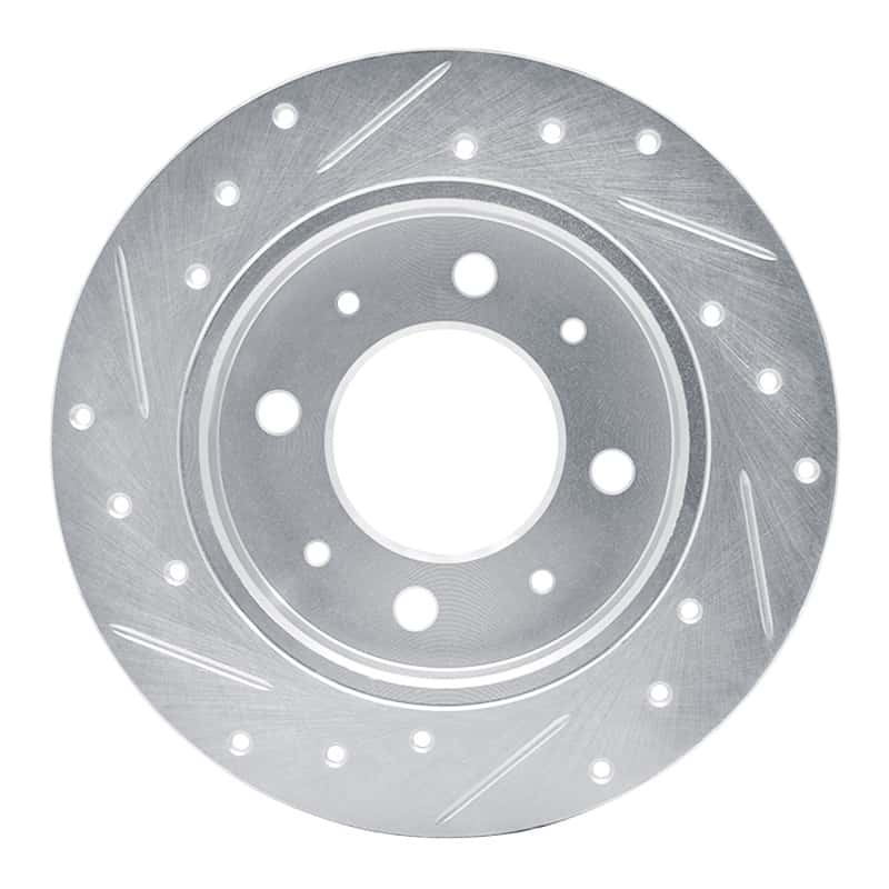 R1 Concepts — R1 04-09 Kia Spectra Rear Right Drilled & Slotted Silver Brake Rotor
R1 Brake Rotor Drill - view 5