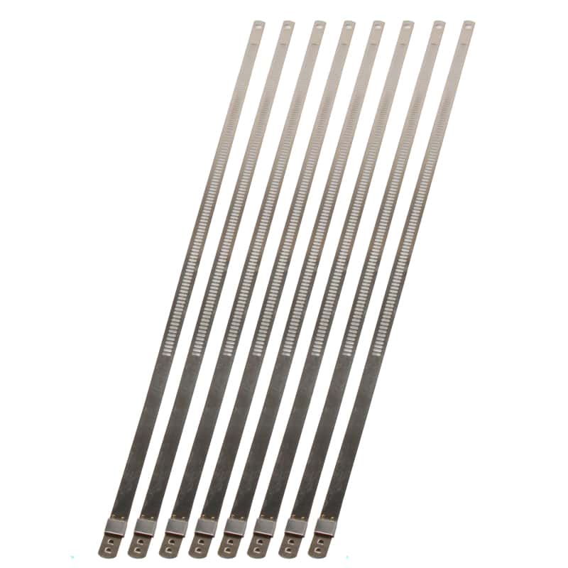DEI — DEI Stainless Steel Positive Locking Tie 1/4in (7mm) x 9in - 8 per pack
Heat Shield Tie - view 2