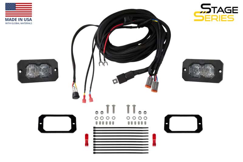 Diode Dynamics — Diode Dynamics Stage Series Flush Mount Reverse Light Kit C1 Pro - view 7