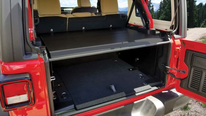Tuffy Products — Tuffy Deluxe Enclosure For Jeep Wrangler W/O Subwoofer
Cargo Enclosure - view 2