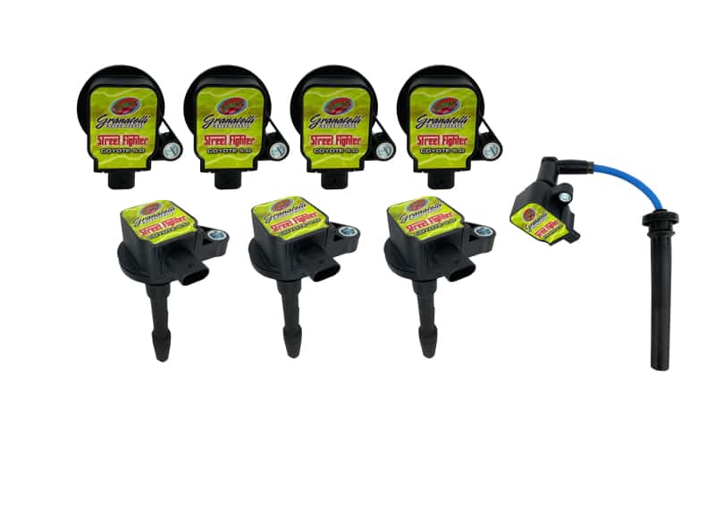 Granatelli Motor Sports — Granatelli 18-23 Ford Coyote 4V Street Fighter Coil-On-Plug Wire Conn Kit w/Coil Packs (35K Volts)
Ignition Coil - view 1