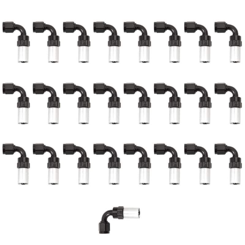 Russell — Russell Performance -6 AN Proclassic Crimp 90 Degree End (O.D. 0.600) (Qty. 25)
Hose Fitting - view 3
