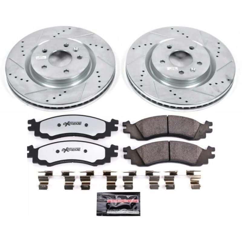 PowerStop — Power Stop 11-12 Ford Taurus Front Z36 Truck & Tow Brake Kit - view 1