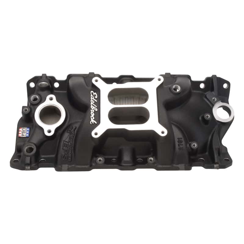 Edelbrock — Edelbrock Manifold SBC Performer Eps Intake Black
MANIFOLD - view 3