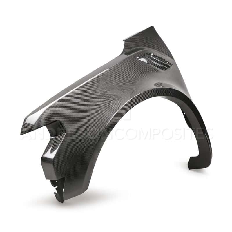 Anderson Composites — Anderson Composites 17-18 Ford Raptor Type-Wide Carbon Fiber Front Fenders (Pair) - view 3