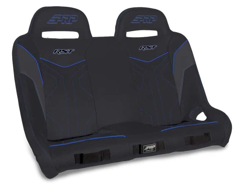 PRP Seats — PRP Polaris RZR XP4 1000/XP4 Turbo/XP4 Turbo S RST Rear Suspension Bench- Black/Blue
Bench - view 1