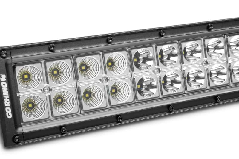Go Rhino — Go Rhino Xplor Bright Series Dbl Row LED Light Bar (Side/Track Mount) 31.5in. - Blk
Bright - 30"LightBar - view 4