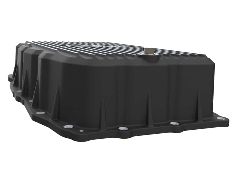 aFe — aFe 20-26 GM Trucks L6 3.0L Transmission Pan - Black w/ Machined Fins
Transmission Pan - view 5