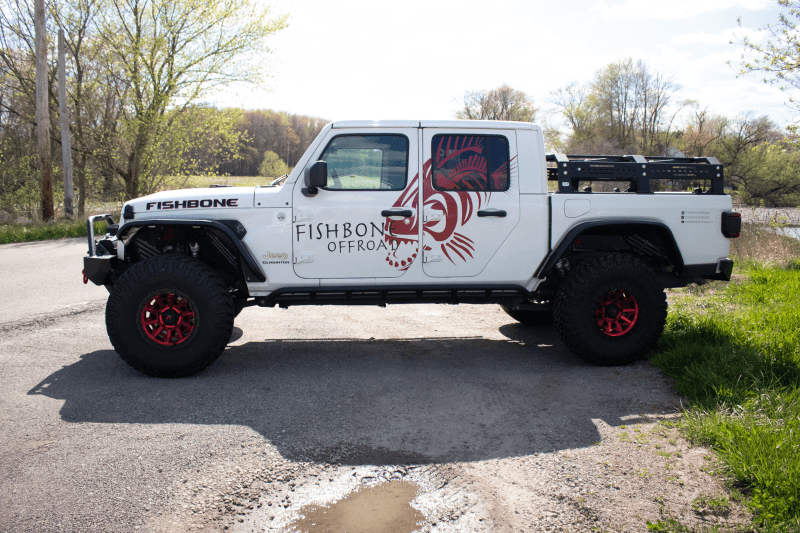 Fishbone Offroad — Fishbone Offroad 2018+ Jeep Wrangler JL/JLU/2020+ Gladiator JT Steel Front Fender Flares - Black - view 7