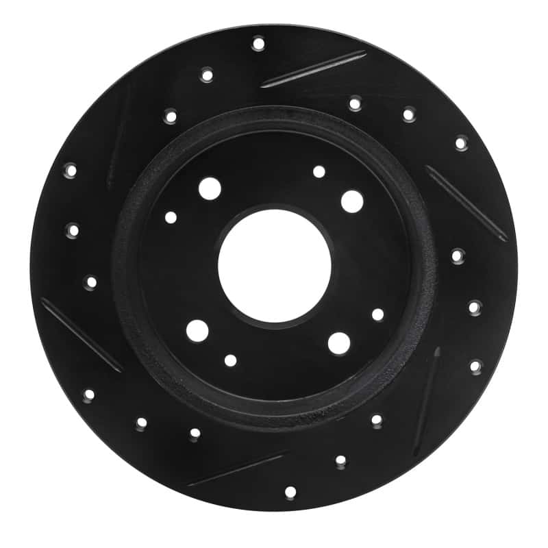 R1 Concepts — R1 98-02 Acura CL Rear Right Drilled & Slotted Black Brake Rotor
R1 Brake Rotor Drill - view 5