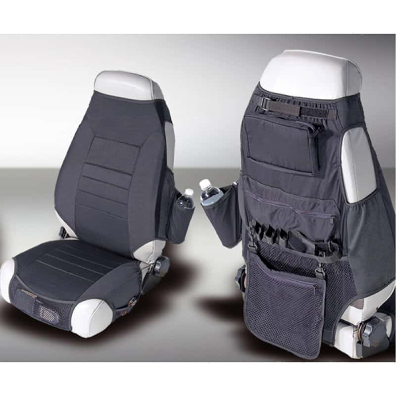 Rugged Ridge — Rugged Ridge Fabric Seat Protectors Black 76-06 Jeep CJ / Jeep Wrangler
OFFROAD_SEATS
Seat Cover - view 2