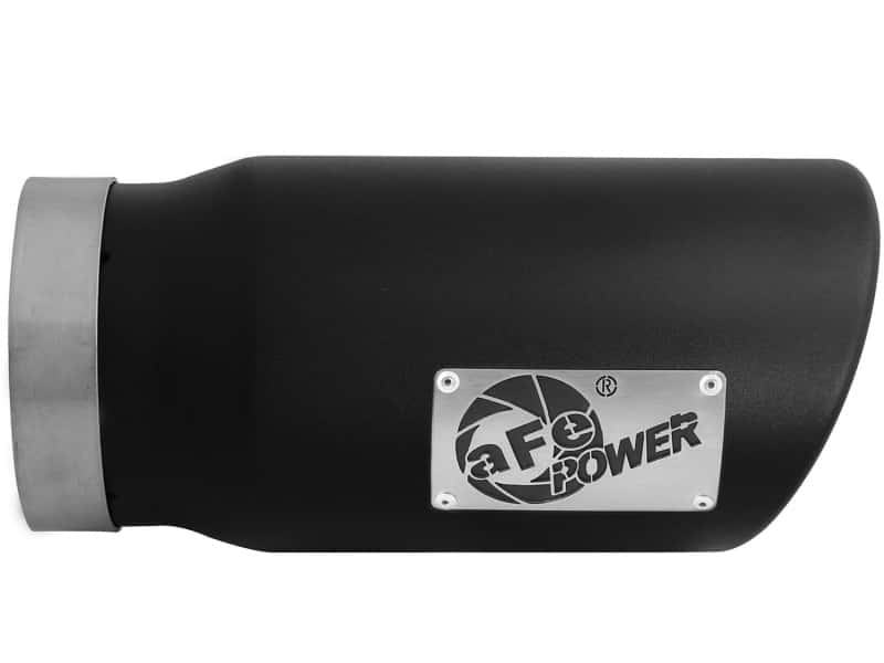 aFe — aFe Diesel Exhaust Tip Bolt On Black 5in Inlet x 6in Outlet x 12in Long
Exhaust Tip Black - view 2