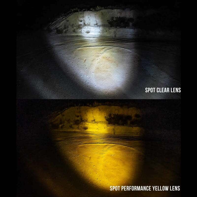 KC HiLiTES — KC HiLiTES FLEX ERA LED Performance Yellow Spot Beam Lens for Light Bars - view 5