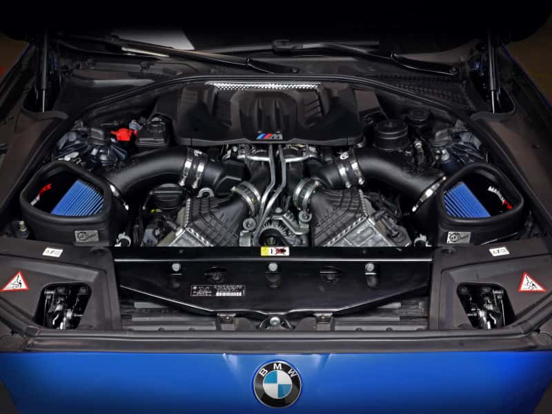 aFe — aFe POWER Magnum FORCE Stage-2 Pro 5R Cold Air Intake System 12-19 BMW M5 (F10) / M6 (F12/13)
Magnum FORCE Intake - view 9