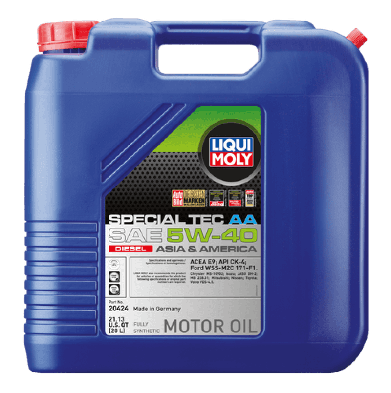 LIQUI MOLY — LIQUI MOLY 20L Special Tec AA Motor Oil SAE 5W40 Diesel - view 2