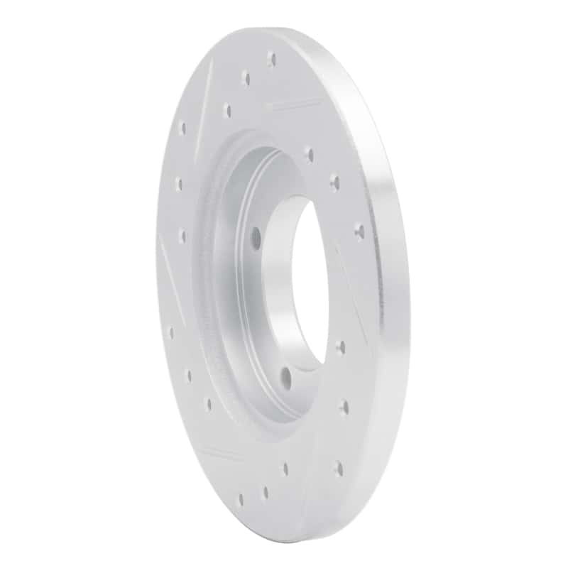 R1 Concepts — R1 88-93 Ford Festiva Front Right Drilled & Slotted Silver Brake Rotor
R1 Brake Rotor Drill - view 4