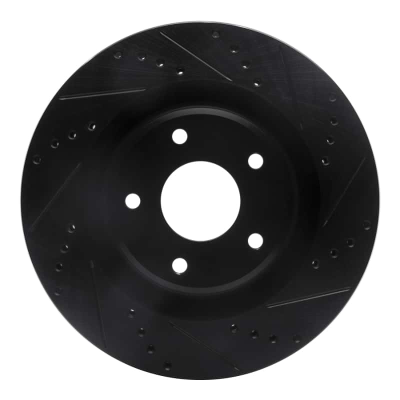 R1 Concepts — R1 05-13 Cadillac XLR Front Right Drilled & Slotted Black Brake Rotor
R1 Brake Rotor Drill - view 1